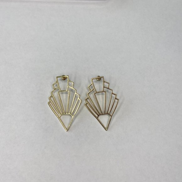 Art Deco Statement Earrings - Picture 3 of 3